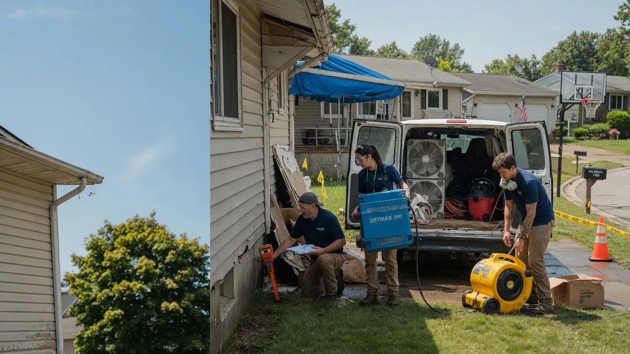 Ceiling Leak Cleanup in National City, MI near me