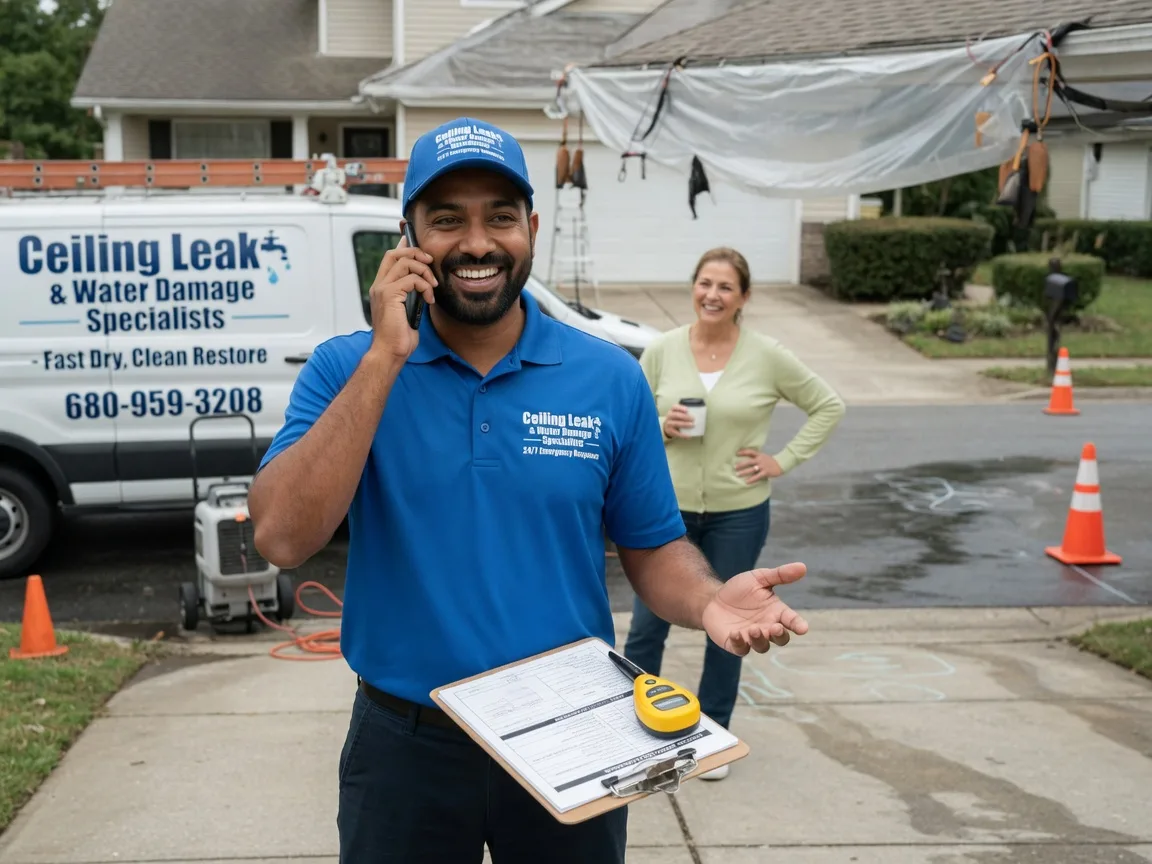 Ceiling Leak Cleanup National City, MI FAQs